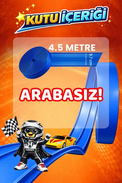 Esnek Yarış Pisti - 4.5 Metre - Flex track